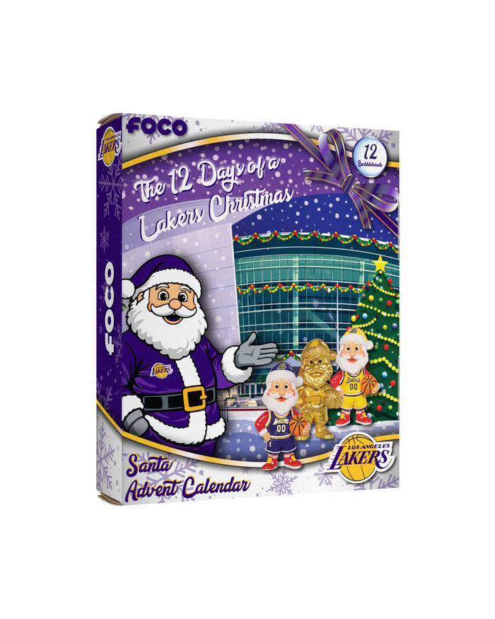 Los Angeles Lakers Mascot Bobblehead Advent Calendar FOCO - FOCO.com