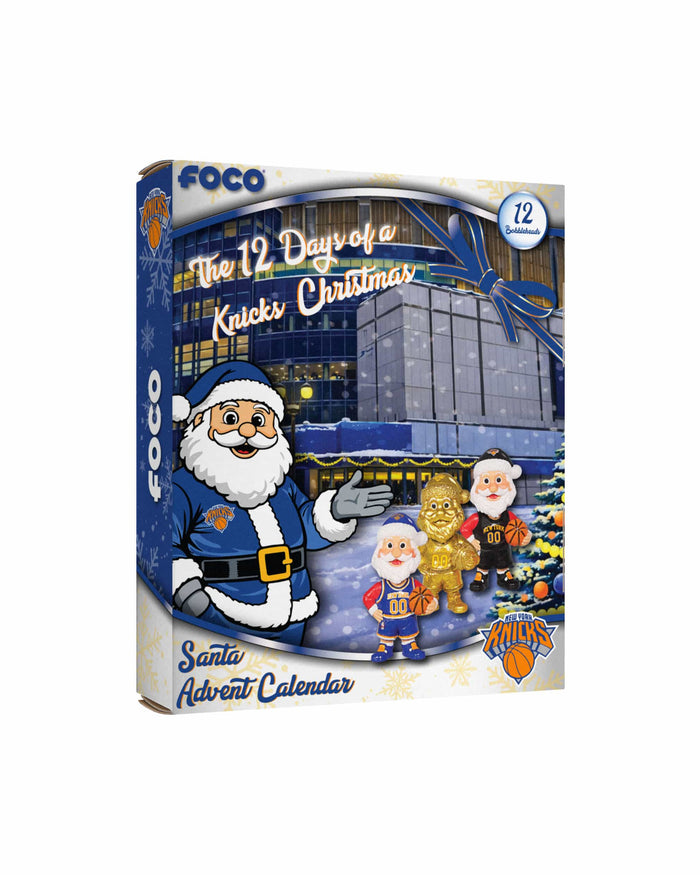 New York Knicks Mascot Bobblehead Advent Calendar FOCO - FOCO.com