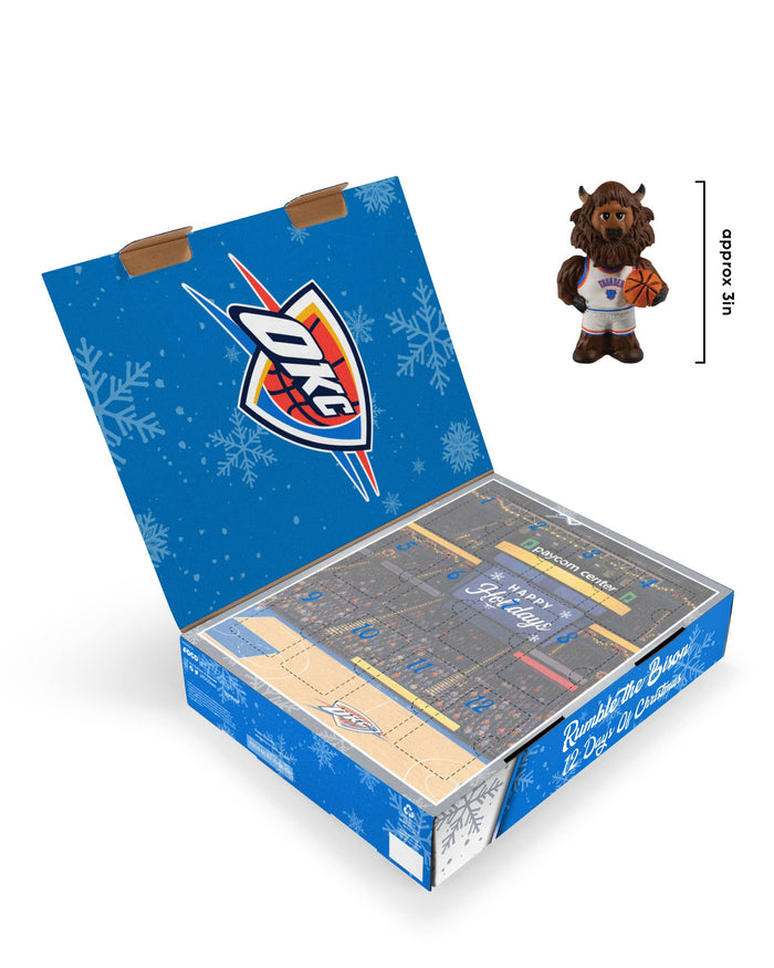 Oklahoma City Thunder Mascot Bobblehead Advent Calendar FOCO - FOCO.com