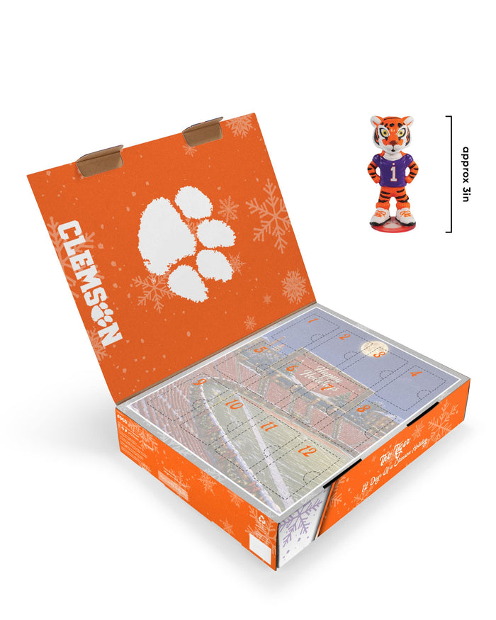 Clemson Tigers Mascot Bobblehead Advent Calendar FOCO - FOCO.com