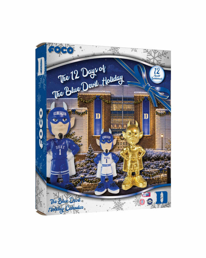 Duke Blue Devils Mascot Bobblehead Advent Calendar FOCO - FOCO.com