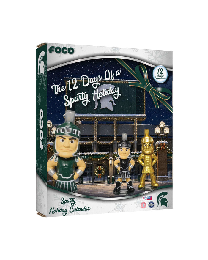 Michigan State Spartans Mascot Bobblehead Advent Calendar FOCO - FOCO.com