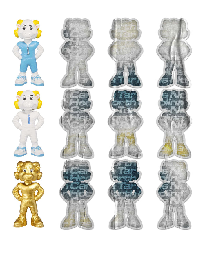 North Carolina Tar Heels Mascot Bobblehead Advent Calendar FOCO - FOCO.com