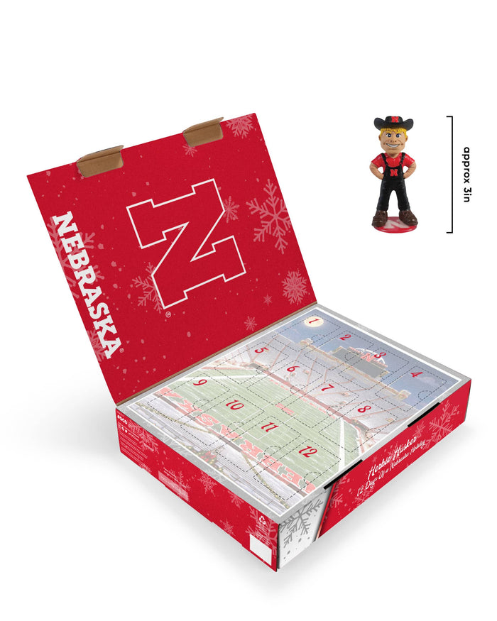 Nebraska Cornhuskers Mascot Bobblehead Advent Calendar FOCO - FOCO.com