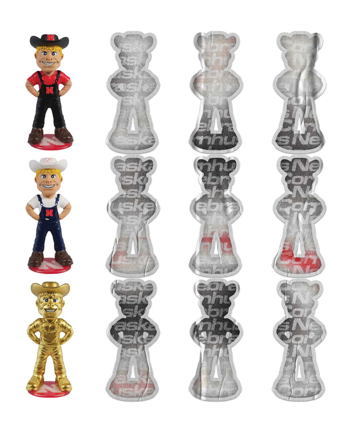 Nebraska Cornhuskers Mascot Bobblehead Advent Calendar FOCO - FOCO.com