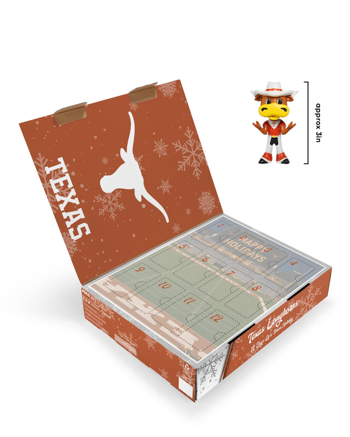 Texas Longhorns Mascot Bobblehead Advent Calendar FOCO - FOCO.com