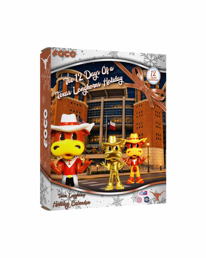 Texas Longhorns Mascot Bobblehead Advent Calendar FOCO - FOCO.com