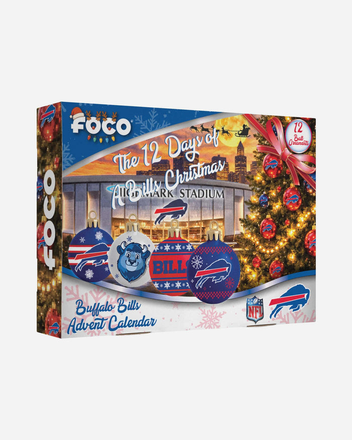 Buffalo Bills Ornament Set Advent Calendar FOCO - FOCO.com