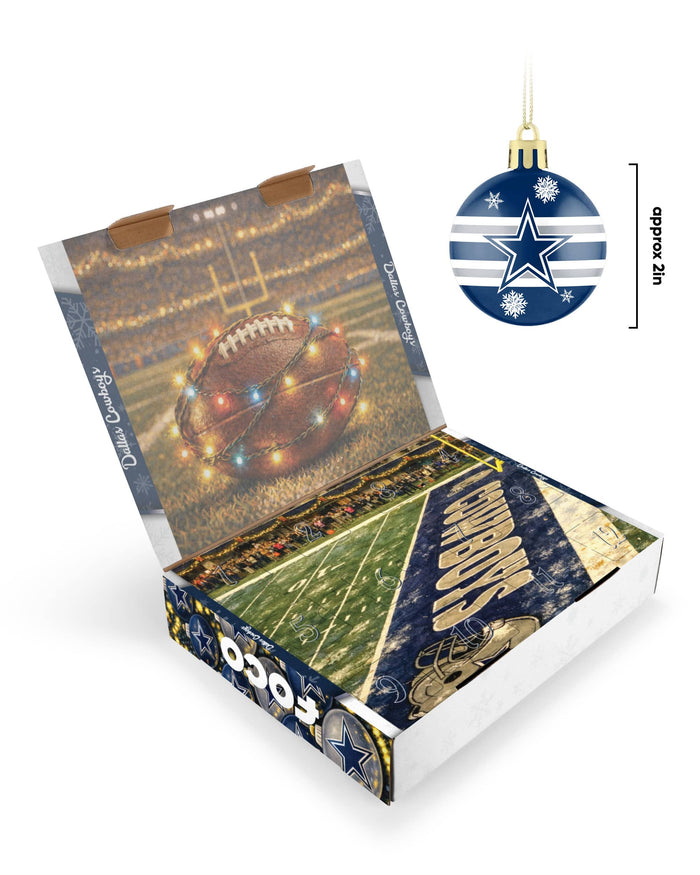 Dallas Cowboys Ornament Set Advent Calendar FOCO - FOCO.com