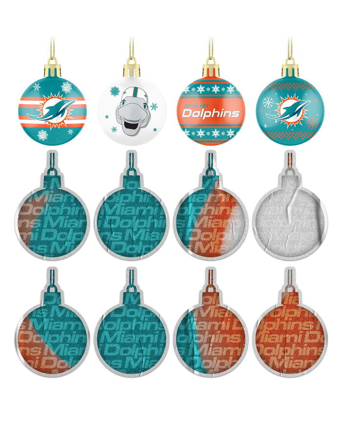 Miami Dolphins Ornament Set Advent Calendar FOCO - FOCO.com