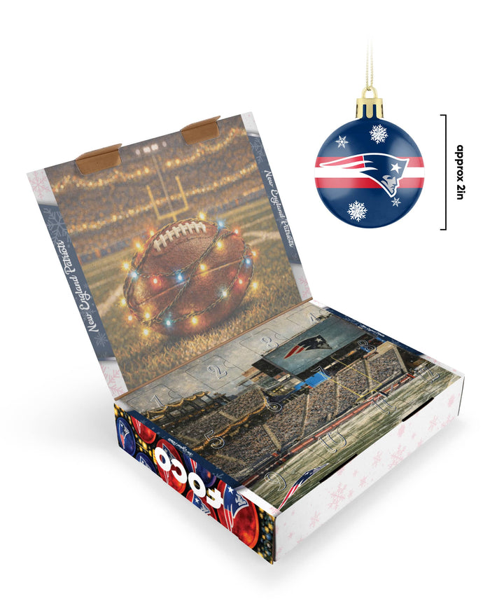 New England Patriots Ornament Set Advent Calendar FOCO - FOCO.com