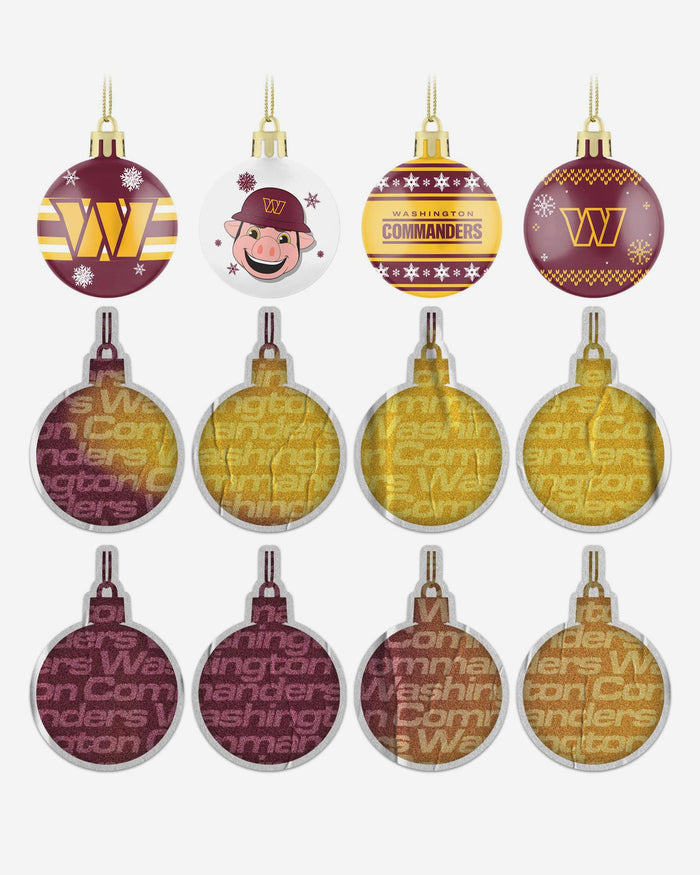 Washington Commanders Ornament Set Advent Calendar FOCO - FOCO.com