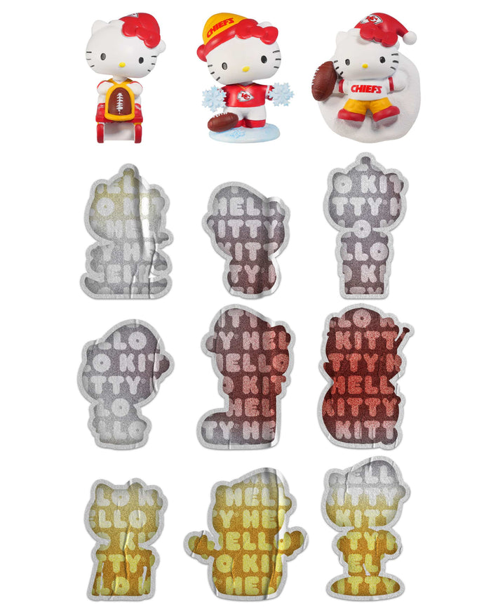 Kansas City Chiefs Hello Kitty® Bobblehead Advent Calendar FOCO - FOCO.com