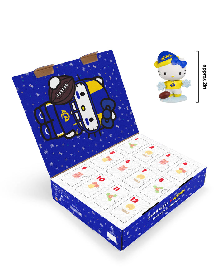 Los Angeles Rams Hello Kitty® Bobblehead Advent Calendar FOCO - FOCO.com