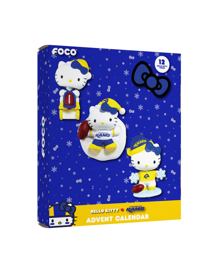 Los Angeles Rams Hello Kitty® Bobblehead Advent Calendar FOCO - FOCO.com