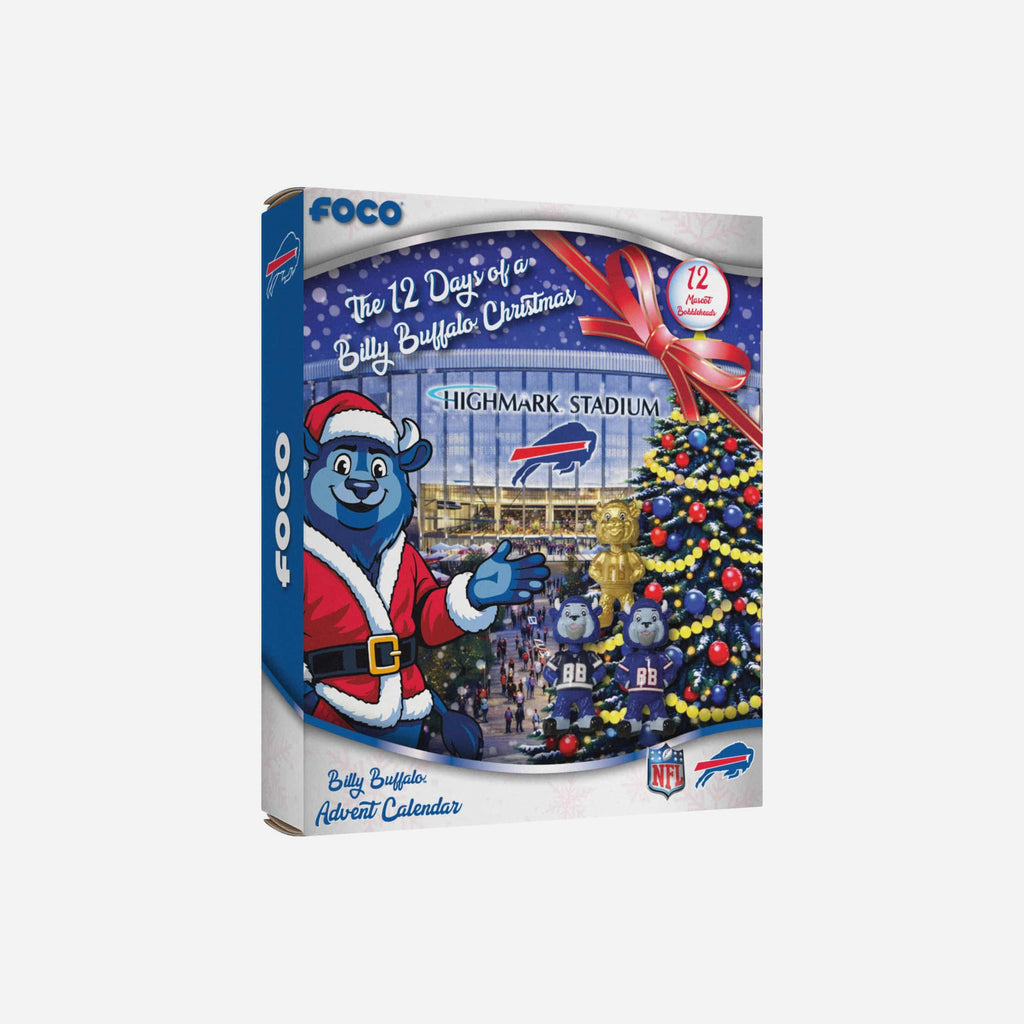 Buffalo Bills Mascot Bobblehead Advent Calendar FOCO - FOCO.com