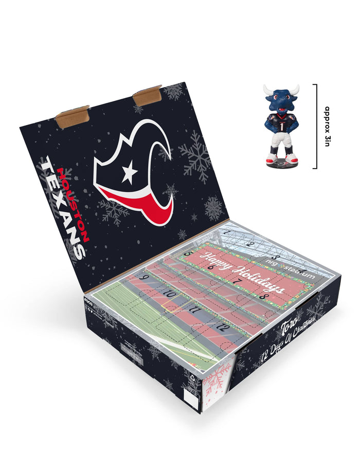 Houston Texans Mascot Bobblehead Advent Calendar FOCO - FOCO.com