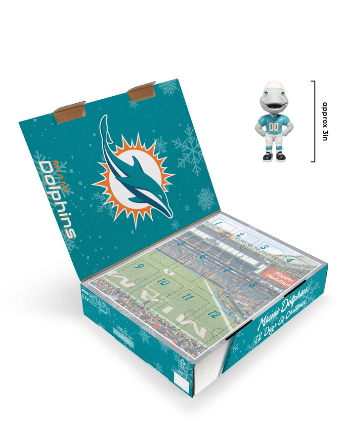 Miami Dolphins Mascot Bobblehead Advent Calendar FOCO - FOCO.com