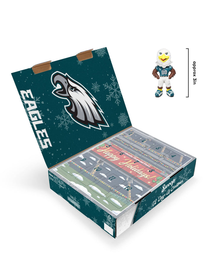 Philadelphia Eagles Mascot Bobblehead Advent Calendar FOCO - FOCO.com