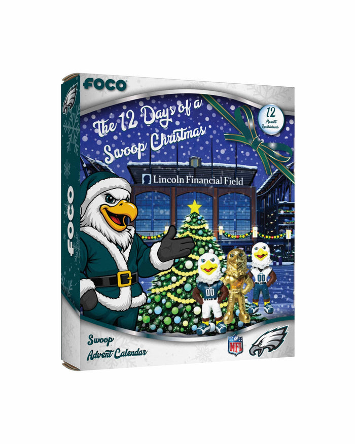 Philadelphia Eagles Mascot Bobblehead Advent Calendar FOCO - FOCO.com