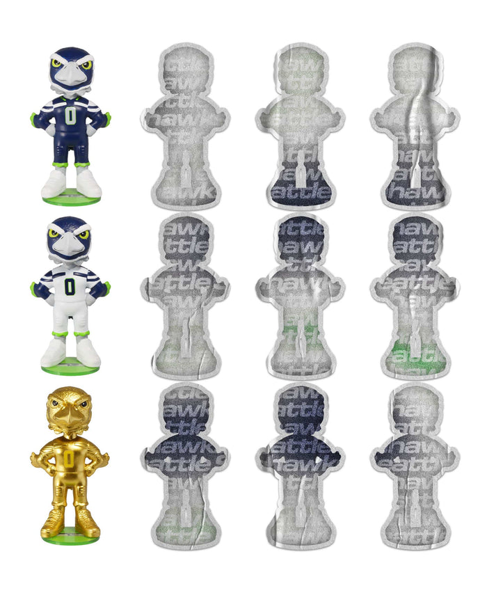 Seattle Seahawks Mascot Bobblehead Advent Calendar FOCO - FOCO.com