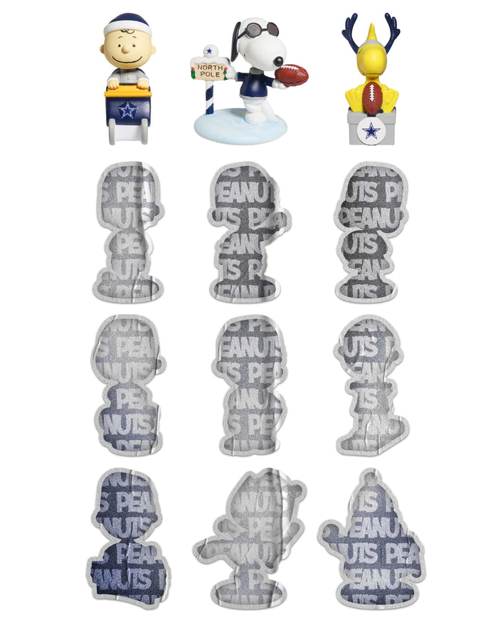 Dallas Cowboys Peanuts Bobblehead Advent Calendar FOCO - FOCO.com