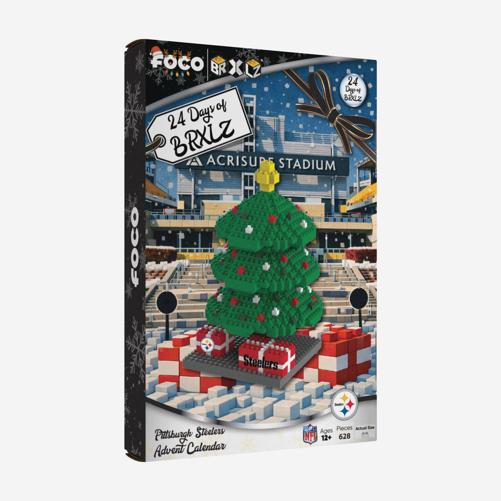 Pittsburgh Steelers BRXLZ Tree Advent Calendar FOCO - FOCO.com