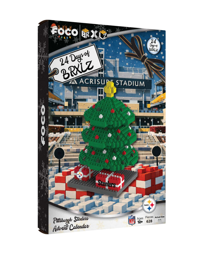 Pittsburgh Steelers BRXLZ Tree Advent Calendar FOCO - FOCO.com