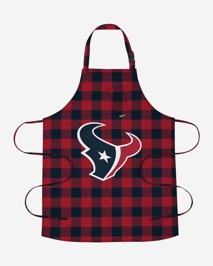 Houston Texans Plaid Apron FOCO - FOCO.com