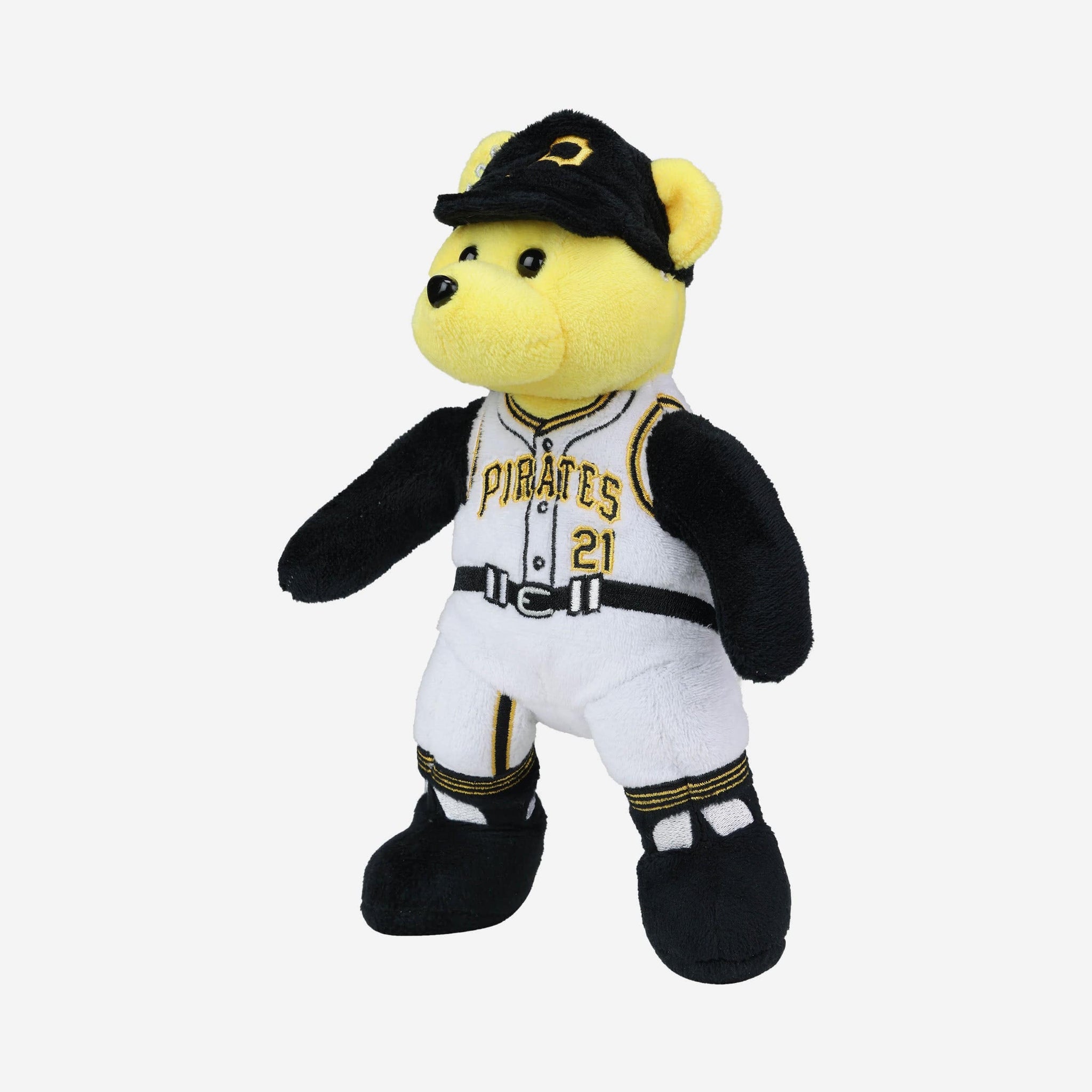 Black Pittsburgh Pirates 10'' Personalized Plush Bear & Baseball Set
