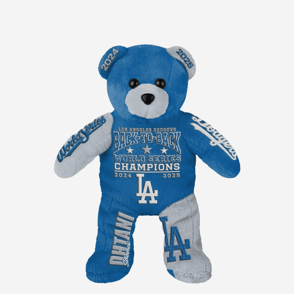 Shohei Ohtani Los Angeles Dodgers 2025 Back To Back World Series Champions Player Embroidered Bear FOCO - FOCO.com