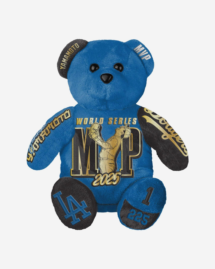 Yoshinobu Yamamoto Los Angeles Dodgers 2025 World Series Champions MVP Embroidered Player Bear FOCO - FOCO.com