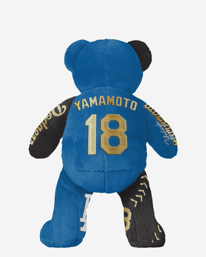 Yoshinobu Yamamoto Los Angeles Dodgers 2025 World Series Champions MVP Embroidered Player Bear FOCO - FOCO.com