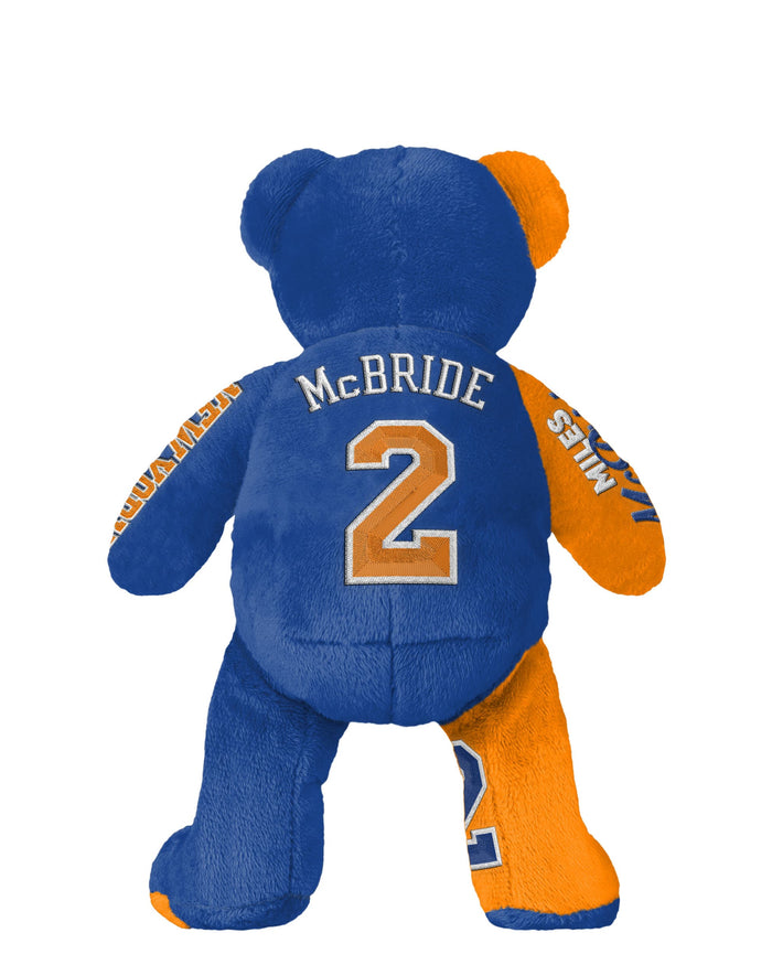 Miles McBride New York Knicks 2026 NBA Champions Team Beans Embroidered Player Bear FOCO - FOCO.com