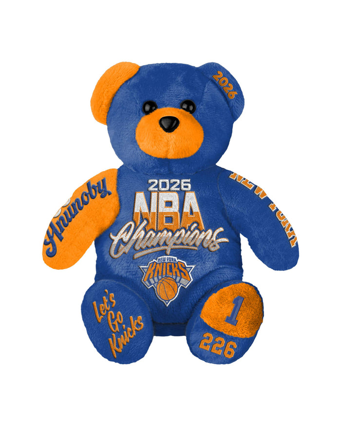 OG Anunoby New York Knicks 2026 NBA Champions Team Beans Embroidered Player Bear FOCO - FOCO.com