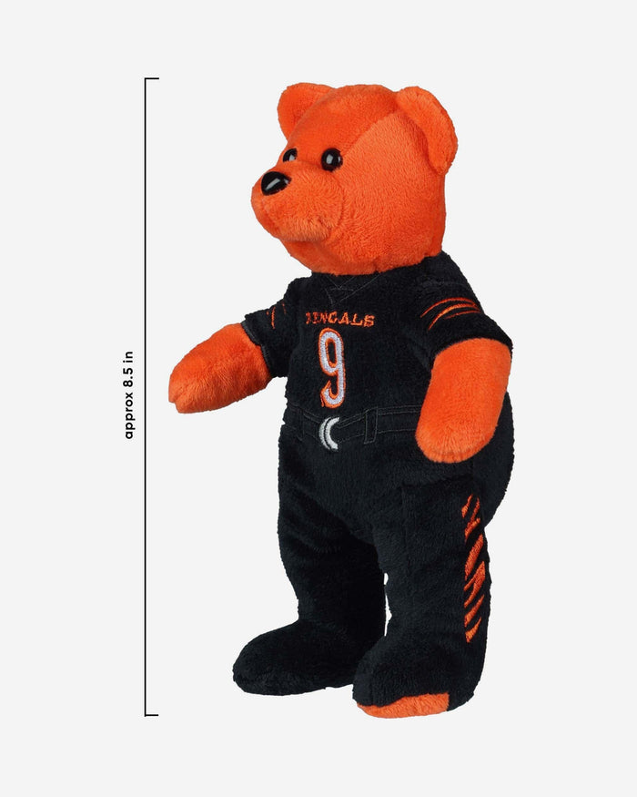 Joe Burrow Cincinnati Bengals Team Beans Embroidered Player Bear FOCO - FOCO.com