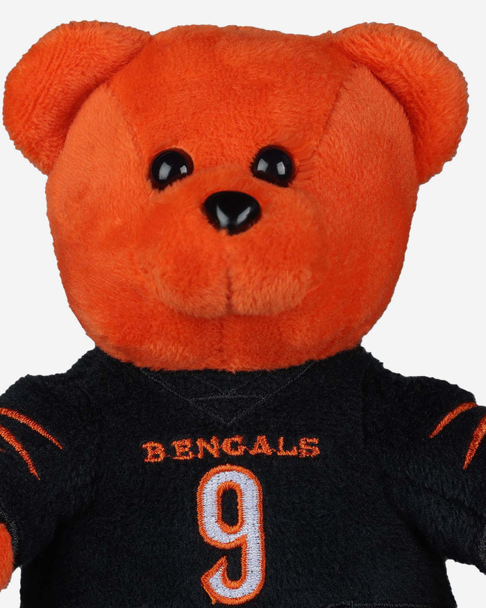 Joe Burrow Cincinnati Bengals Team Beans Embroidered Player Bear FOCO - FOCO.com