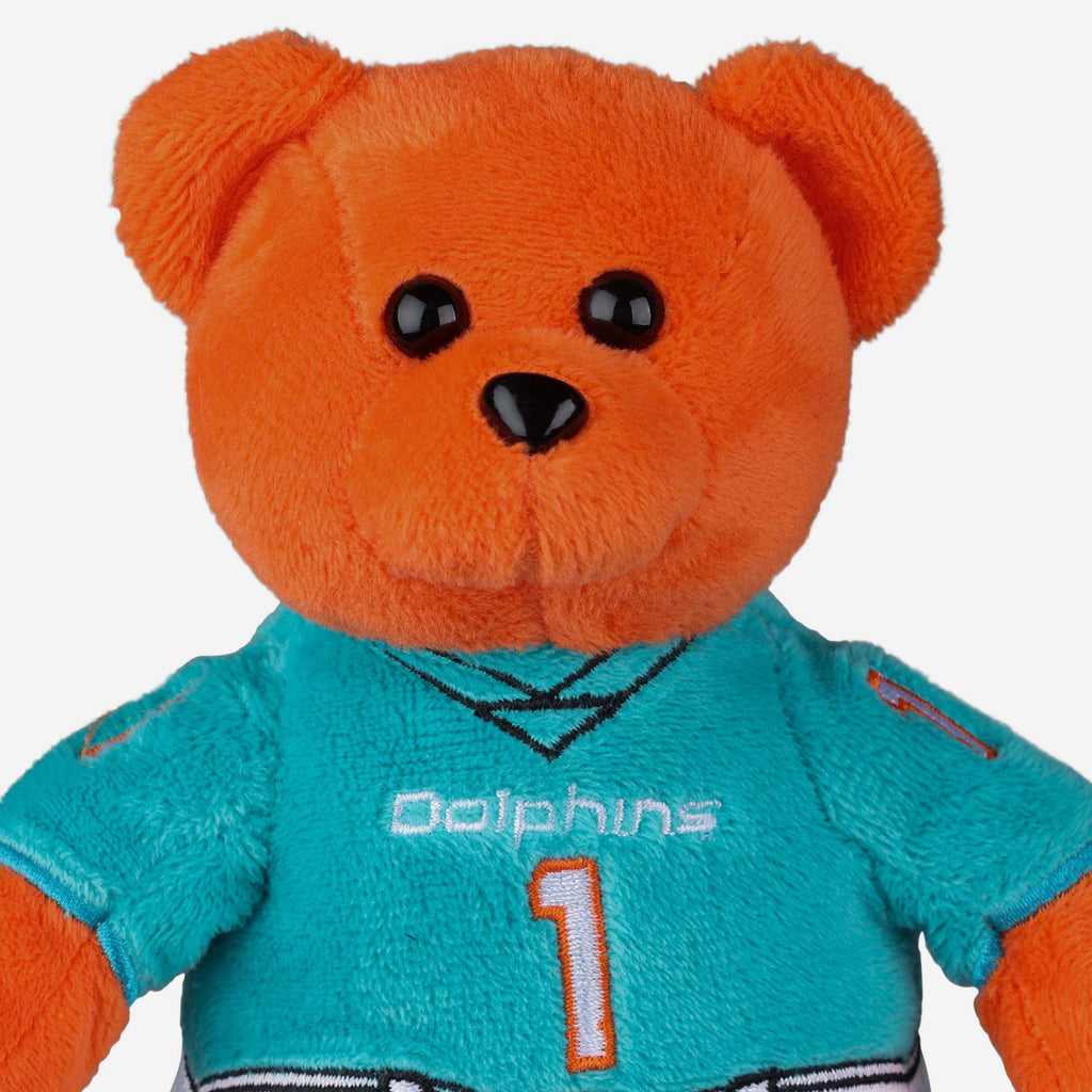 Tua Tagovailoa Miami Dolphins Team Beans Embroidered Player Bear FOCO