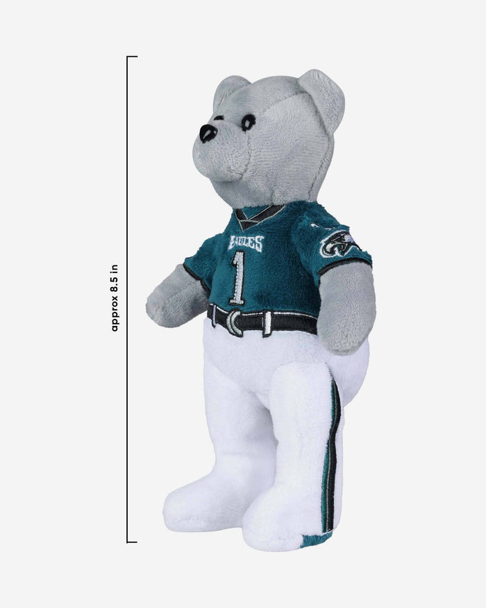 Jalen Hurts Philadelphia Eagles Team Beans Embroidered Player Bear FOCO - FOCO.com