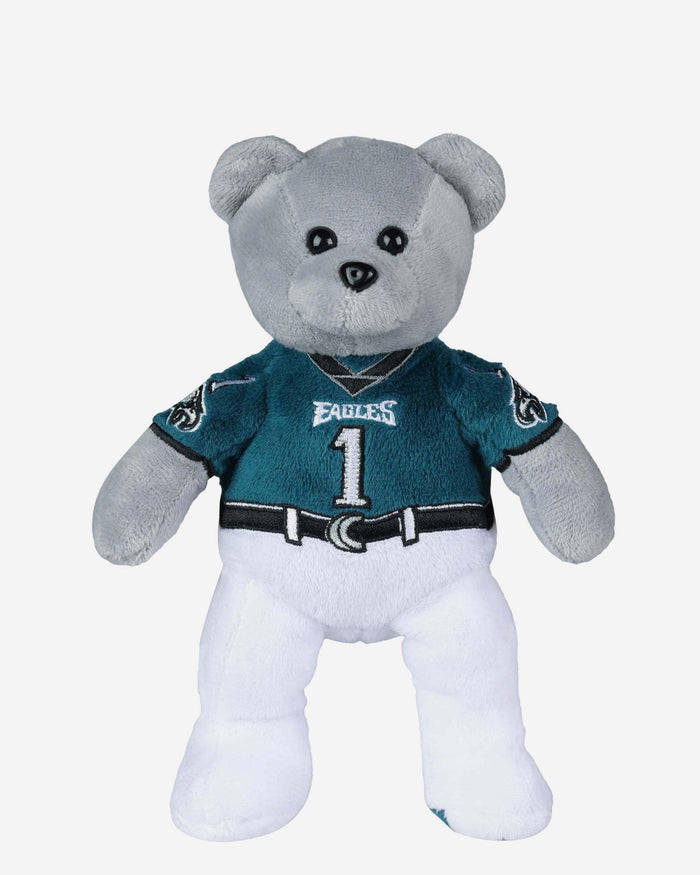 Jalen Hurts Philadelphia Eagles Team Beans Embroidered Player Bear FOCO - FOCO.com