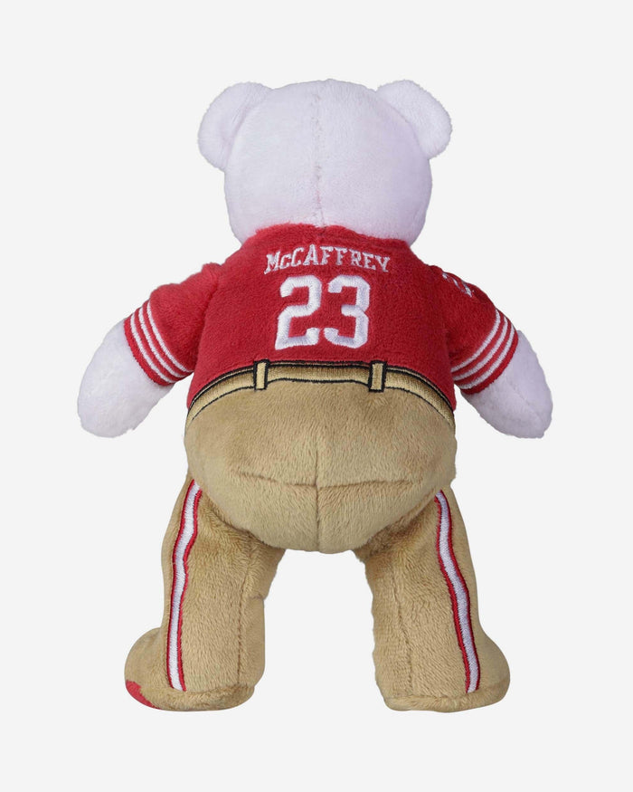 Christian McCaffrey San Francisco 49ers Team Beans Embroidered Player Bear FOCO - FOCO.com