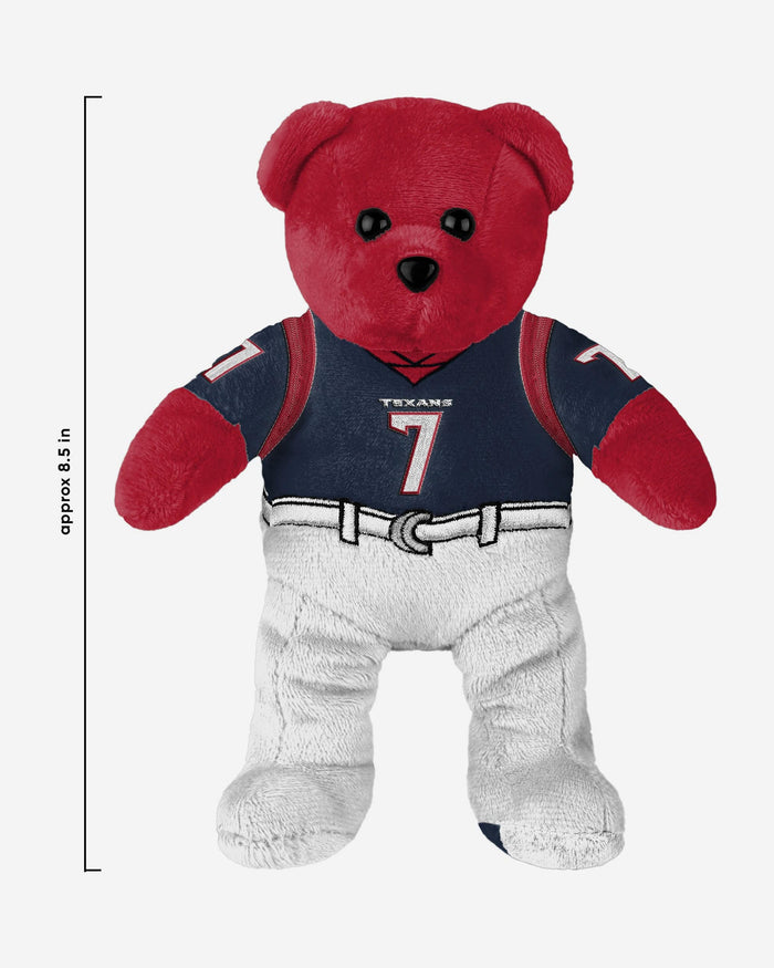 CJ Stroud Houston Texans Team Beans Embroidered Player Bear FOCO - FOCO.com