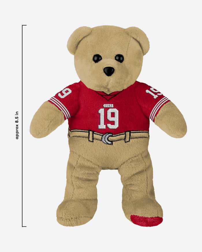 Deebo Samuel San Francisco 49ers Team Beans Embroidered Player Bear FOCO - FOCO.com