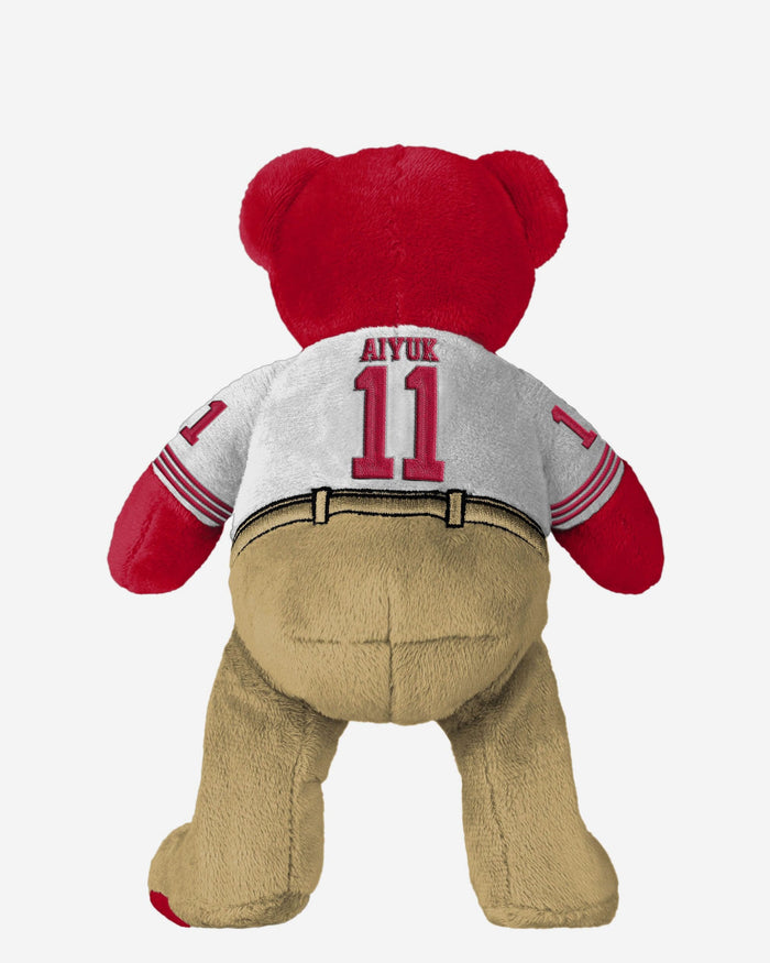 Brandon Aiyuk San Francisco 49ers Super Bowl LVIII White Uniform Team Beans Embroidered Player Bear FOCO - FOCO.com
