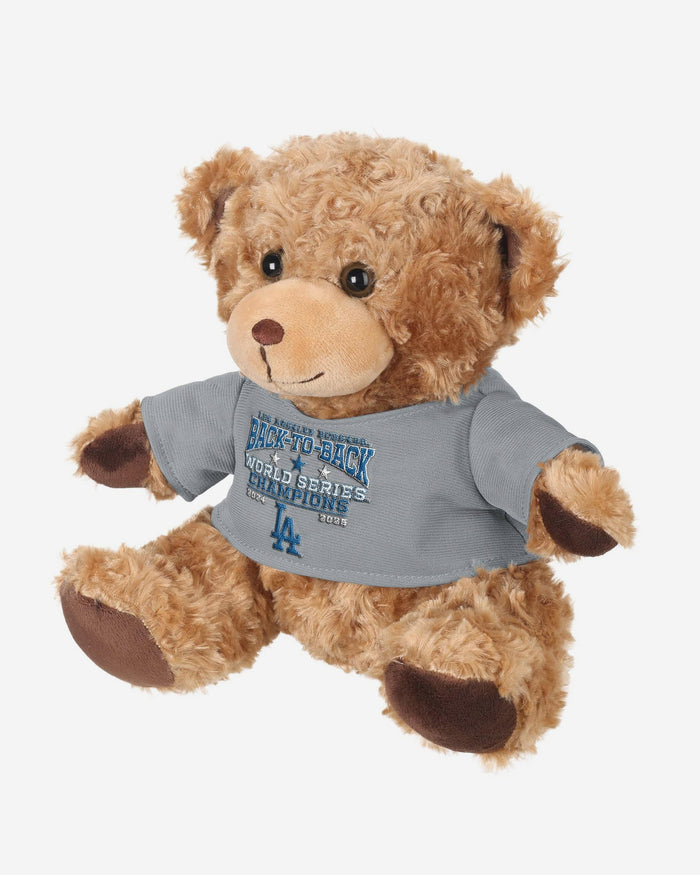 Los Angeles Dodgers 2025 Back To Back World Series Champions Seated Shirt Bear FOCO - FOCO.com