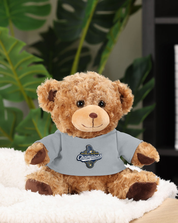 Milwaukee Brewers 2026 World Series Champions Seated Shirt Bear FOCO - FOCO.com