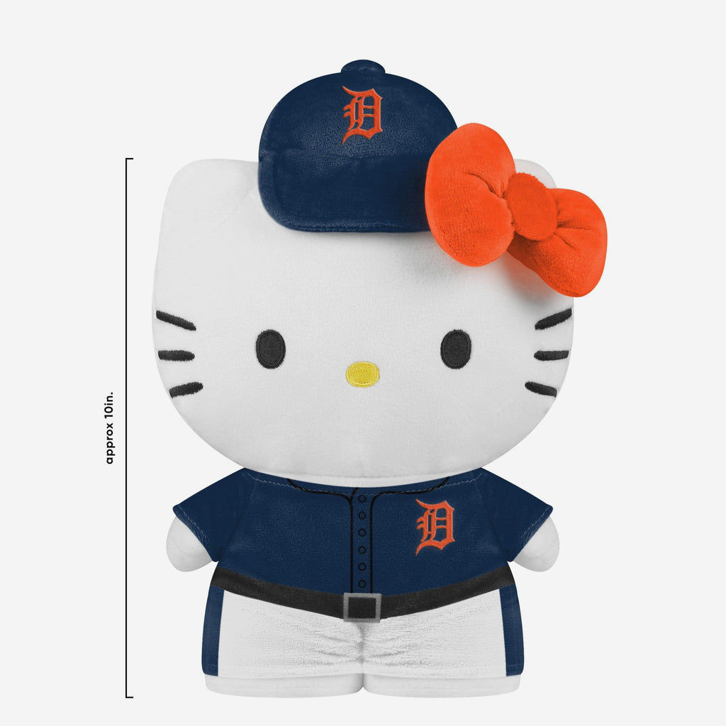 Detroit Tigers Team Color Bow Hello Kitty® Jersey Plush FOCO