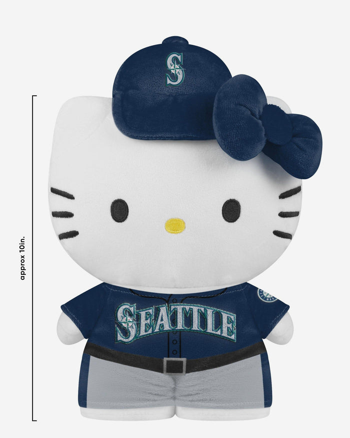 Seattle Mariners Team Color Bow Hello Kitty® Jersey Plush FOCO - FOCO.com