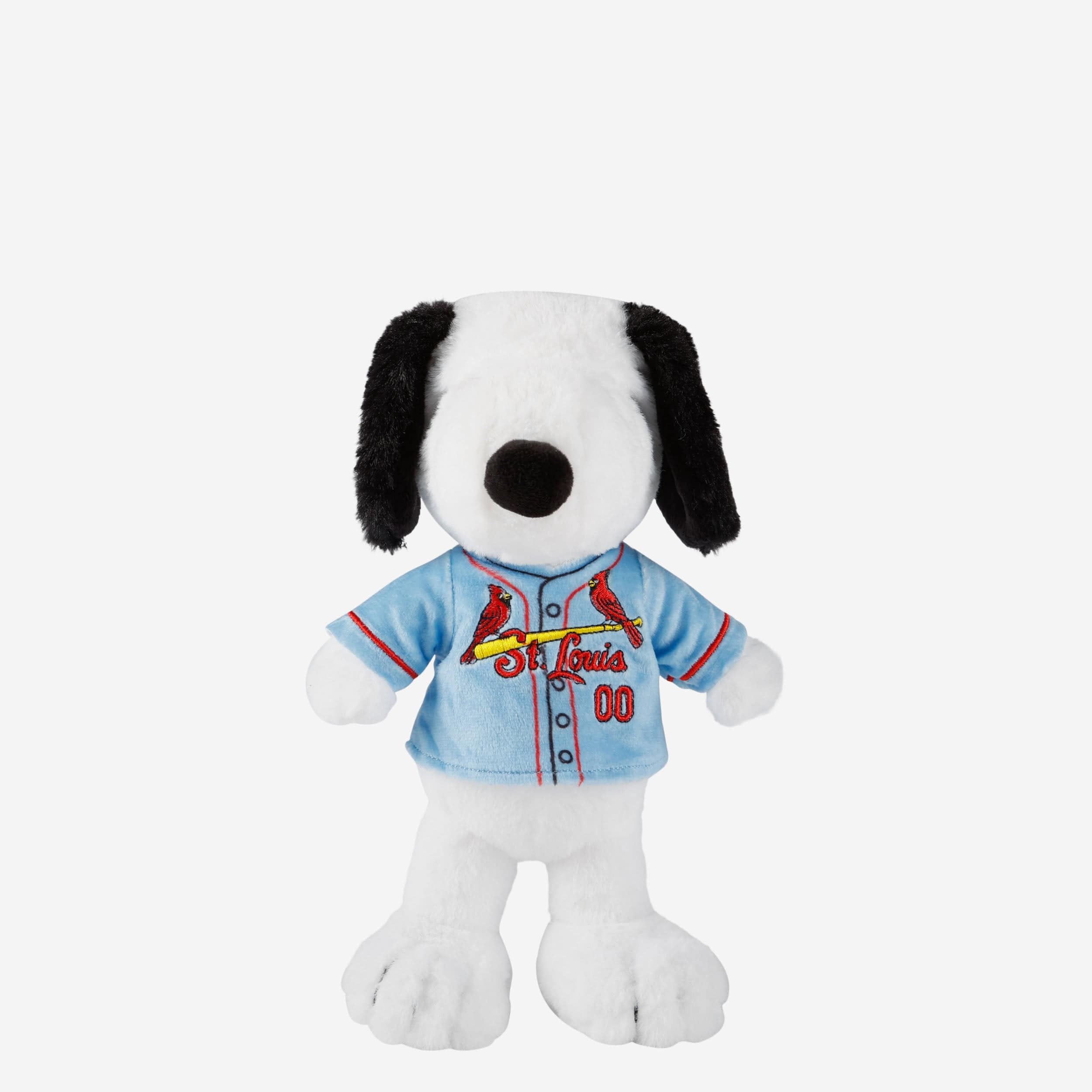 St Louis Cardinals Snoopy Peanuts Team Jersey Plush FOCO