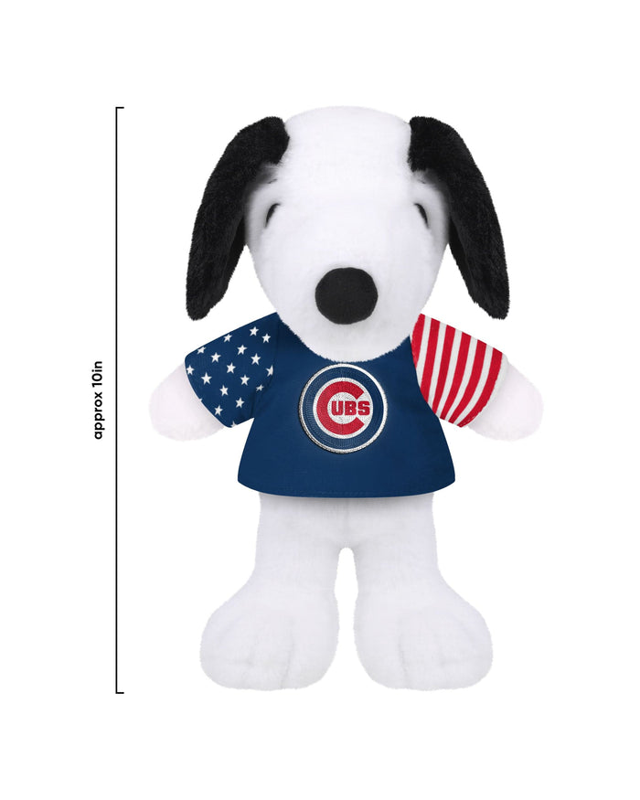 Chicago Cubs USA Flag Snoopy Peanuts Team Jersey Plush